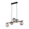 TK LIGHTING ESTERA BLACK 6707 LAMPA WISZĄCA CZARNA SZKLANE KLOSZE KULE GRAFITOWE