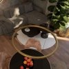 LIGHT PRESTIGE MIDWAY LP-033/1P L GD LAMPA WISZĄCA ZŁOTA BŁYSZCZĄCA RING KOŁO OBRĘCZ DUŻA 80CM