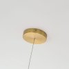 LIGHT PRESTIGE MIDWAY LP-033/1P L GD LAMPA WISZĄCA ZŁOTA MATOWA  RING KOŁO OBRĘCZ DUŻA 80CM