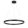 LIGHT PRESTIGE MIDWAY LP-033/1P S BK TRIANGLE LAMPA WISZĄCA CZARNA MATOWA RING KOŁO OBRĘCZ DUŻA 60CM