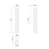 Kinkiet Linea LED CCT IP44 chrom LP-0510/1W-45 CH