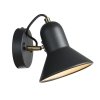 KINKIET CZARNY Z WŁĄCZNIKIEM NOWOCZESNY METALOWY DO SYPIALNI SALONU LIGHT PRESTIGE ASTAMA LP-1122/1W BK