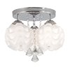 LAMPA SUFITOWA PLAFON NOWOCZESNY GLAMOUR Z KRYSZTAŁKAMI LED RGB Z PILOTEM LIGHT PRESTIGE SADA 3xE14 LP-119/3C