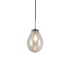 LAMPA WISZĄCA SZKANA TRANSPARENTNA DO KUCHNI JADALNI LIGHT HOME FONDI  LP-1214/1P