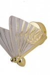 LIGHT PRESTIGE MARIPOSA LP-1715/1W KINKIET ZŁOTY DEKORACYJNY MOTYL WAŻKA DESINGERSKI