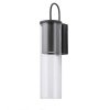 KINKIET CZARNY SZKLANY NOWOCZESNY DO SALONU SYPIALNI ŁAZIENKI LIGHT PRESTIGE MANACOR LP-232/1W BK DO LUSTRA PRZY LUSTRZE