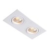 OCZKO HALOGENOWE OPRAWKA WPUSZCZANA PODWÓJNA BIAŁA LIGHT PRESTIGE METIS LP-2780/2RS WH