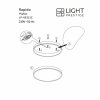 PLAFON CZARNY OKRĄGŁY 60CM DUŻY BARWA CIEPŁA 3000K  45W LIGHT PRESTIGE RAPIDO LP-433/1C 3L BK