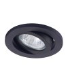 OPRAWKA HALOGENOWA WPUSZCZANA OCZKO OKRĄGŁE RUCHOME REGULOWANE CZARNE LIGHT PRESTIGE LAGOS LP-440/1RS BK movable