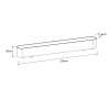 Reflektor Magnetic Slim Lumo 12W LED 3000K czarny