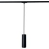 LAMPA WISZĄCA CZARNA TUBA DO SZYNOPRZEDOWU LIGHT PRESTIGE SNOW  LP-731/1P 3F BK 3-FAZOWY