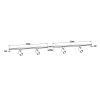 GOTOWY ZESTAW SZYNOPRZEWÓD CZARNY LIGHT PRESTIGE SNOW 1-FAZOWY  LP-737 BK SET