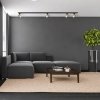 GOTOWY ZESTAW CZARNY SZYNOPRZEWÓD REFLEKTORKI ZŁOTE LIGHT PRESTIGE SNOW LP-737 GD SET