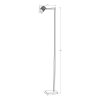 LAMPA PODŁOGOWA CZARNA STOJĄCA NOWOCZESNA PROSTA MINIMALISTYCZNA LIGHT PRESTIGE TOKIO LP-787/1F BK