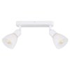 LAMPA SUFITOWA PLAFON SPOT REFLEKTOR BIAŁY SZKLANE KLOSZE LIGHT PRESTIGE MALTA LP-877/2W WH