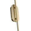 KINKIET ZŁOTY GLAMOUR KLOSZ GRAFITOWY SMOKED SZKLANY LIGHT PRESTIGE PIEGA LP-939/1W smoked