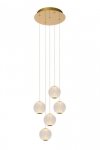 LAMPA WISZĄCA ZŁOTA DEKORACYJNA KULE LUCIDE CINTRA 13499/22/60