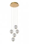 LAMPA WISZĄCA ZŁOTA DEKORACYJNA KULE LUCIDE CINTRA 13499/22/60