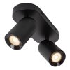 PLAFON SPOT REGULOWANY REFLEKTOR CZARNY LUCIDE PUNCH 13958/02/30