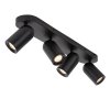 PLAFON SPOT REGULOWANY REFLEKTOR CZARNY LUCIDE PUNCH 13958/04/30