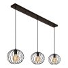 LAMPA CZARNA DRUCIANA METALOWA CZARNA KULA LUCIDE DANZA 21428/03/30