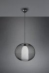 LAMPA WISZĄCA KULA DRUCIANA Z KLOSZEM 40CM NAD STÓŁ DO KUCHNI JADALNI DO SALONU FILO 313900132 TRIO