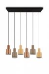 LAMPA WISZĄCA NAD STÓŁ WYSPĘ DO KUCHNI JADALNI W ODCIENIACH BRĄZU AGUDO 319400617 TRIO