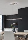 LAMPA WISZĄCA NOWOCZESNA LISTWA LED NAD STÓŁ DO JADALNI KUCHNI BELFAST 375510407 TRIO