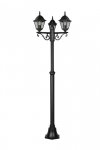LAMPA ZEWNĘTRZNA OGRODOWA KLASYCZNA CZARNA LIVENZA 405760332 TRIO