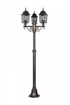 LAMPA ZEWNĘTRZNA OGRODOWA KLASYCZNA STARE ANTYCZNE ZŁOTO  VOLTURNO 405960328 TRIO