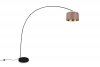 LAMPA PODŁOGOWA NA WYSIĘGNIKU Z ABAŻUREM MANSUR 419200141 TRIO