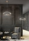 LAMPA LED NOWOCZESNA BARWA CIEPŁA CHARIVARI 421210108 TRIO