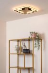 LAMPA SUFITOWA PLAFON LED NOWOCZESNY ZŁOTY LUCIDE ANDREAS 44114/30/02