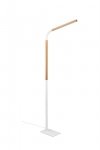 LAMPA PODŁOGOWA LED NOWOCZESNA Z DREWNEM DO SALONU POKOJU NORRIS 445210131 TRIO