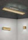 LAMPA SUFITOWA PLAFON DREWNIANY LED DO SALONU SYPIALNI KUCHNI BRAD 623710130 TRIO