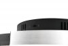 PLAFON NOWOCZESNY LED CZARNO SREBRNY SZCZOTKOWANE ALUMINIUM DO SALONU SYPIALNI CAYA 641910205 TRIO