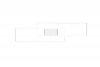 LAMPA SUFITOWA LED PLAFON NOWOCZESNY PANEL TRIO ALBANY