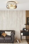 LAMPA SUFITOWA PLAFON GLAMOUR SZKLANY Z KRYSZTAŁKAMI KRYSZTAŁOWY LUCIDE PEARL 70163/06/11