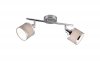 KINKIET PLAFON SPOT REFLEKTOR CHROM Z ABAŻUREM DO SALONU POKOJU SYPIALNI AROSA 812100206 TRIO