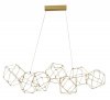 LAMPA WISZĄCA LED NOWOCZESNA ZŁOTA DEKORACYJNA DESINGERSKA NAD STÓŁ DO SALONU JADALNI LUCES EXCLUSIVAS ASIS LE41325