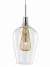 LAMPA WISZĄCA SZKLANA DO SALONU JADALNI SYPIALNI KUCHNI NOWOCZESNA LUCES EXCLUSIVAS ZARZA LE41845