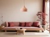 LAMPA WISZĄCA NATURAL EKO RATTANOWA DO SALONU JADALNI KUCHNI W STYLU BOHO  LUCES EXCLUSIVAS PALMAS LE42136