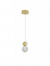 LAMPA WISZĄCA LED ZŁOTA NOWOCZESNA KULE ZŁOTE LUCES EXCLUSIVAS PONCE LE42698