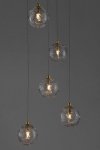 LAMPA WISZĄCA ZŁOTA SZKLANA KULA NOWOCZESNA GLAMOUR LUCES EXCLUSIVAS CABRAL LE42903