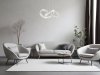 LAMPA WISZĄCA LED NOWOCZESNA GLAMOUR DO SALONU SYPIALNI LUCES EXCLUSIVAS SINALOA LE42923