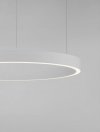 LAMPA WISZĄCA RING KOŁO OBRĘCZ LED DO SALONU JADALNI KUCHNI NAD STÓŁ WYSPĘ LUCES EXCLUSIVAS MILPA LE43287