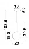 LAMPA WISZĄCA ZŁOTA MOSIĄDZ SZKLANA DO KUCHNI JADALNI SALONU NAD STÓŁ WYSPĘ LUCES EXCLUSIVAS BAJOS LE43392