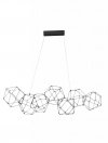 LAMPA WISZĄCA LED NOWOCZESNA CZARNA DEKORACYJNA DESINGERSKA NAD STÓŁ DO SALONU JADALNI LUCES EXCLUSIVAS ASIS LE43477