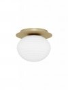LAMPA ZŁOTA KULA BIAŁA LUCES EXCLUSIVAS BALAJU LE43684