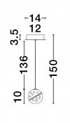 LUCES EXCLUSIVAS LAMPA NOWOCZESNA CUYO LE44210